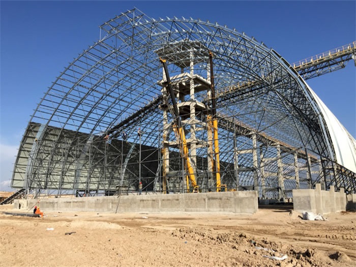 牡丹江煤机油桶翘工程网架